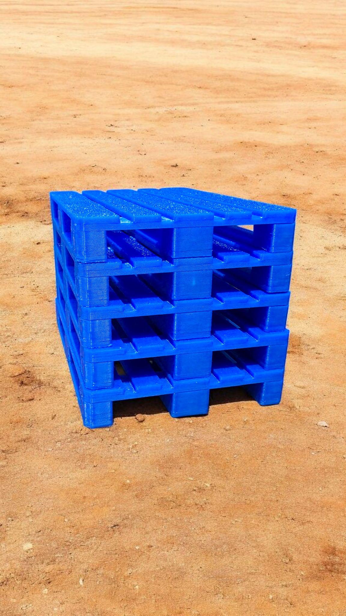 1:14 Scale Euro Pallets – CHEP Style – For Tamiya RC Trucks – Full Load Option