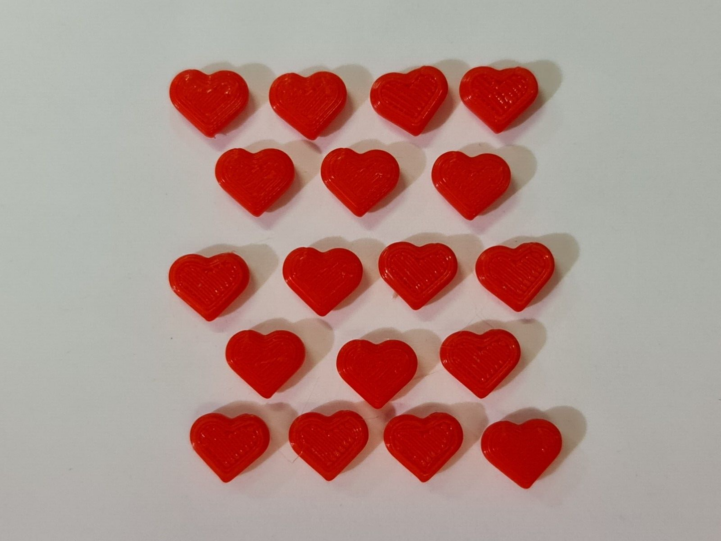 18 x Love Letter Pocket Token Love Hearts 10mm Gift Valentine Decorations