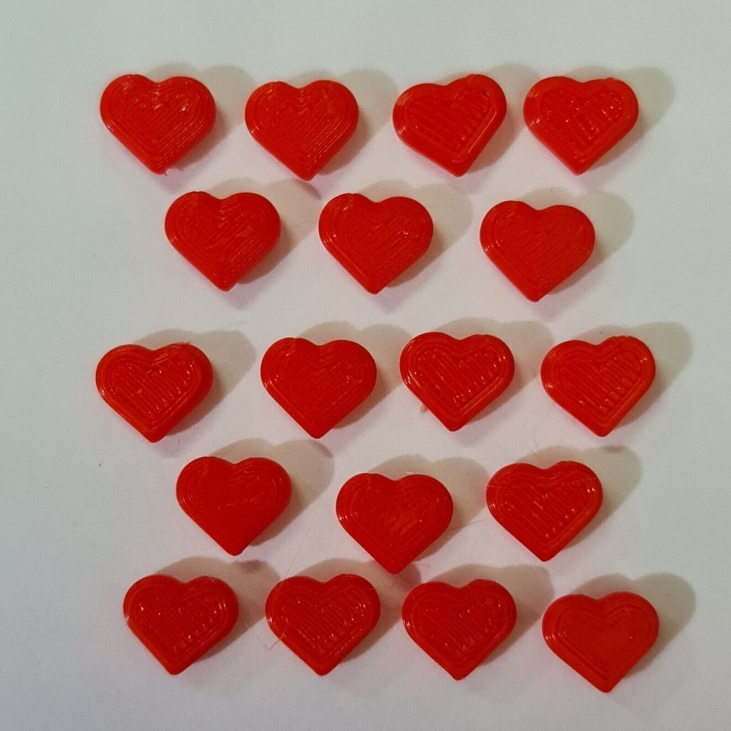 18 x Love Letter Pocket Token Love Hearts 10mm Gift Valentine Decorations