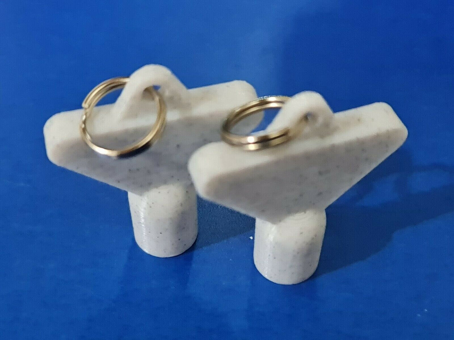 2 x Gas Electric Meter Box Utility Key Cupboard Marble PLA Plastic Biodegradable