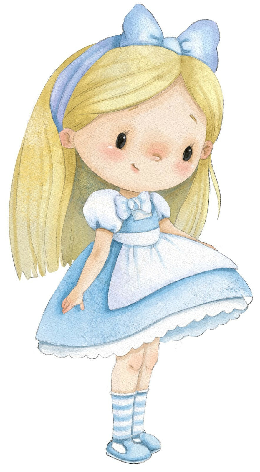 325 Alice in Wonderland Self Adhesive Handmade by Sticky Labels Stickers