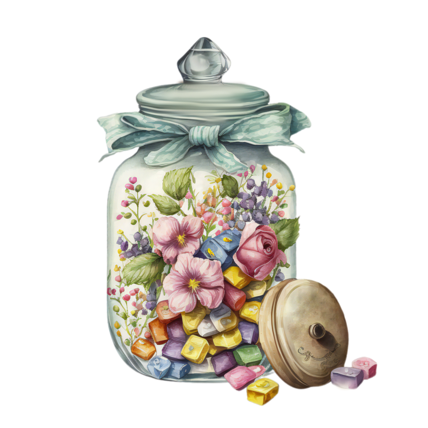 325 Candy Jar Personalised Self Adhesive Address Handmade by Labels Stickers