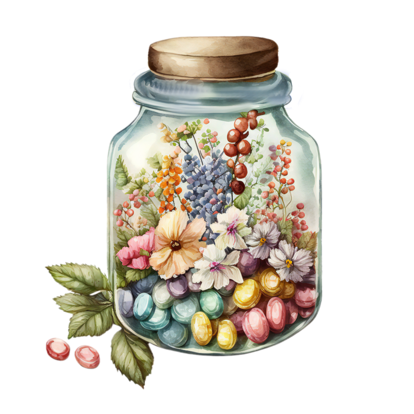 325 Candy Jar Personalised Self Adhesive Address Handmade by Labels Stickers