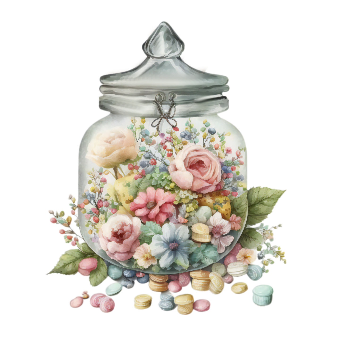 325 Candy Jar Personalised Self Adhesive Address Handmade by Labels Stickers