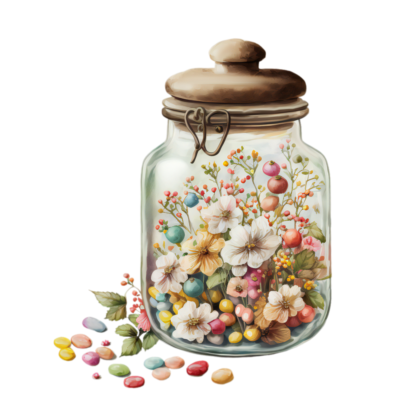 325 Candy Jar Personalised Self Adhesive Address Handmade by Labels Stickers