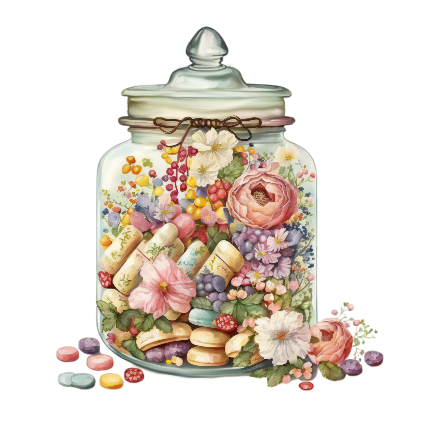325 Candy Jar Personalised Self Adhesive Address Handmade by Labels Stickers