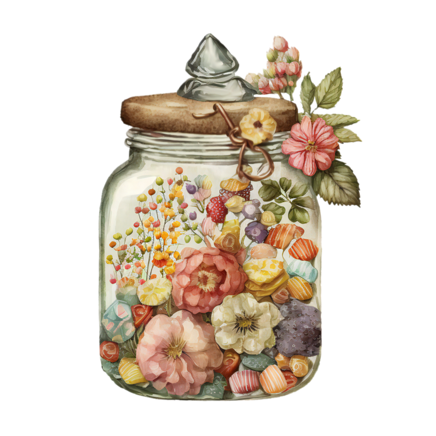 325 Candy Jar Personalised Self Adhesive Address Handmade by Labels Stickers