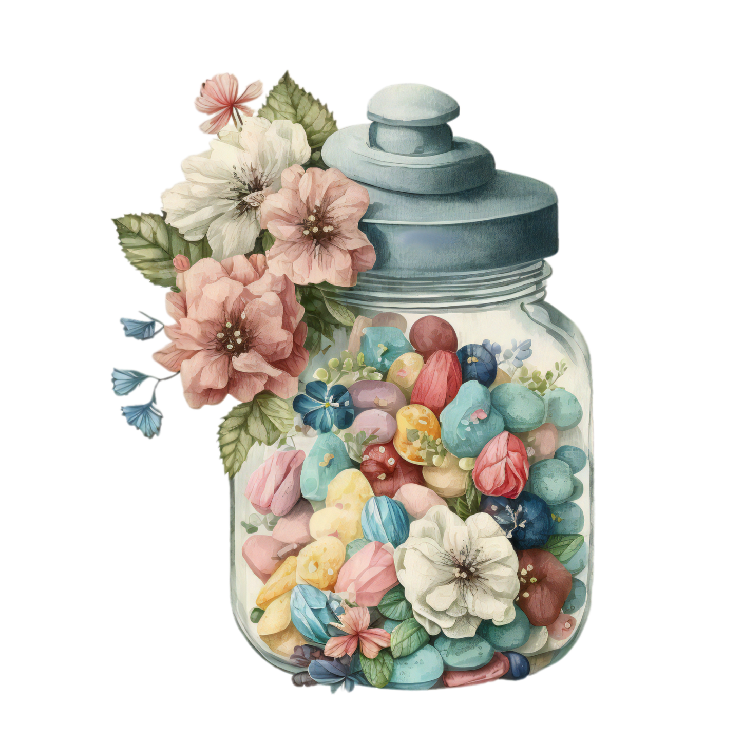 325 Candy Jar Personalised Self Adhesive Address Handmade by Labels Stickers