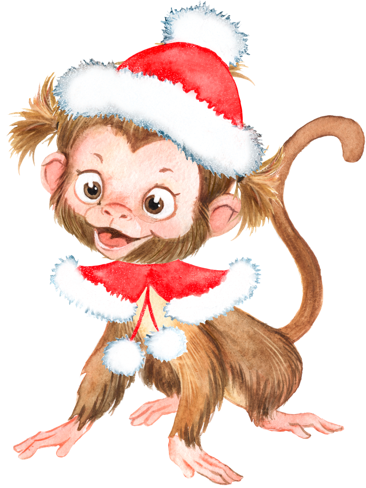 325 Cute Cheeky Monkey Personalised Self Adhesive Handmade by Labels Stickers