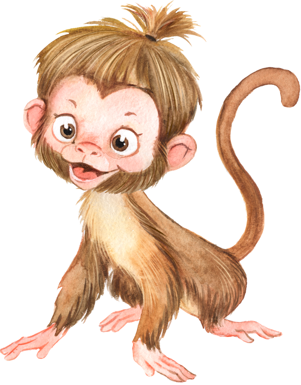 325 Cute Cheeky Monkey Personalised Self Adhesive Handmade by Labels Stickers