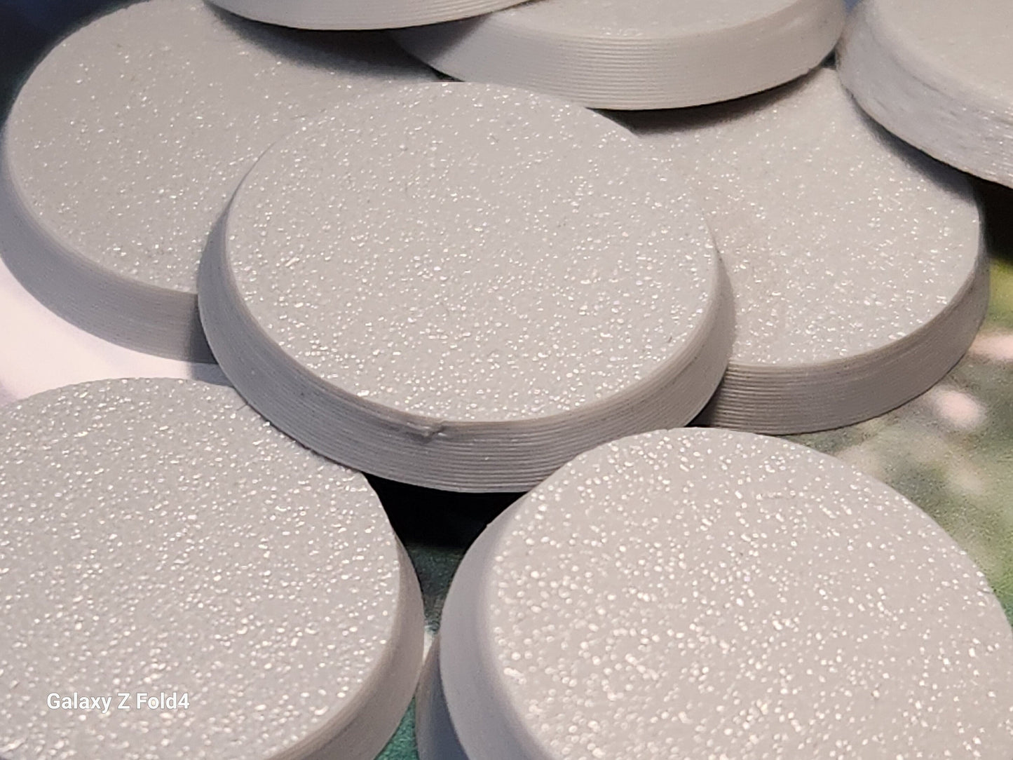 32mm Round Wargaming Bases Durable Plastic for War Gaming Tabletop Games