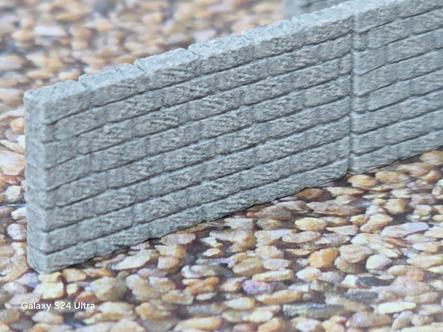 New Grey Stone Walls OO Gauge 1:76 Scale Models Train Railway 6 Pack