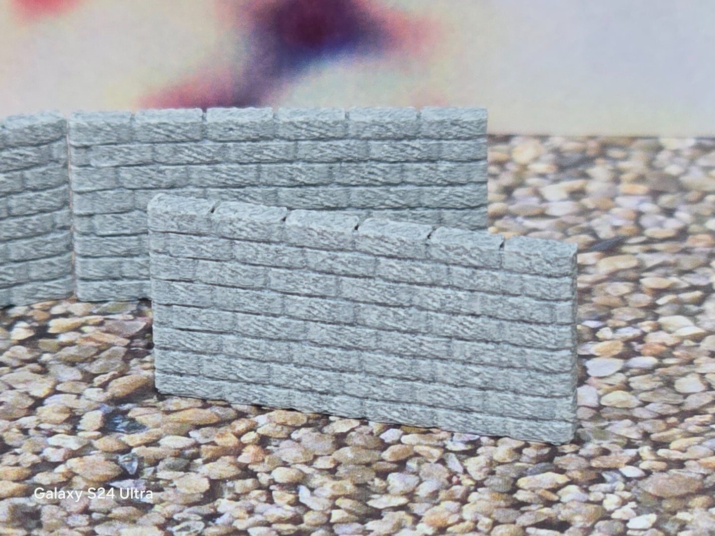 New Grey Stone Walls OO Gauge 1:76 Scale Models Train Railway 6 Pack