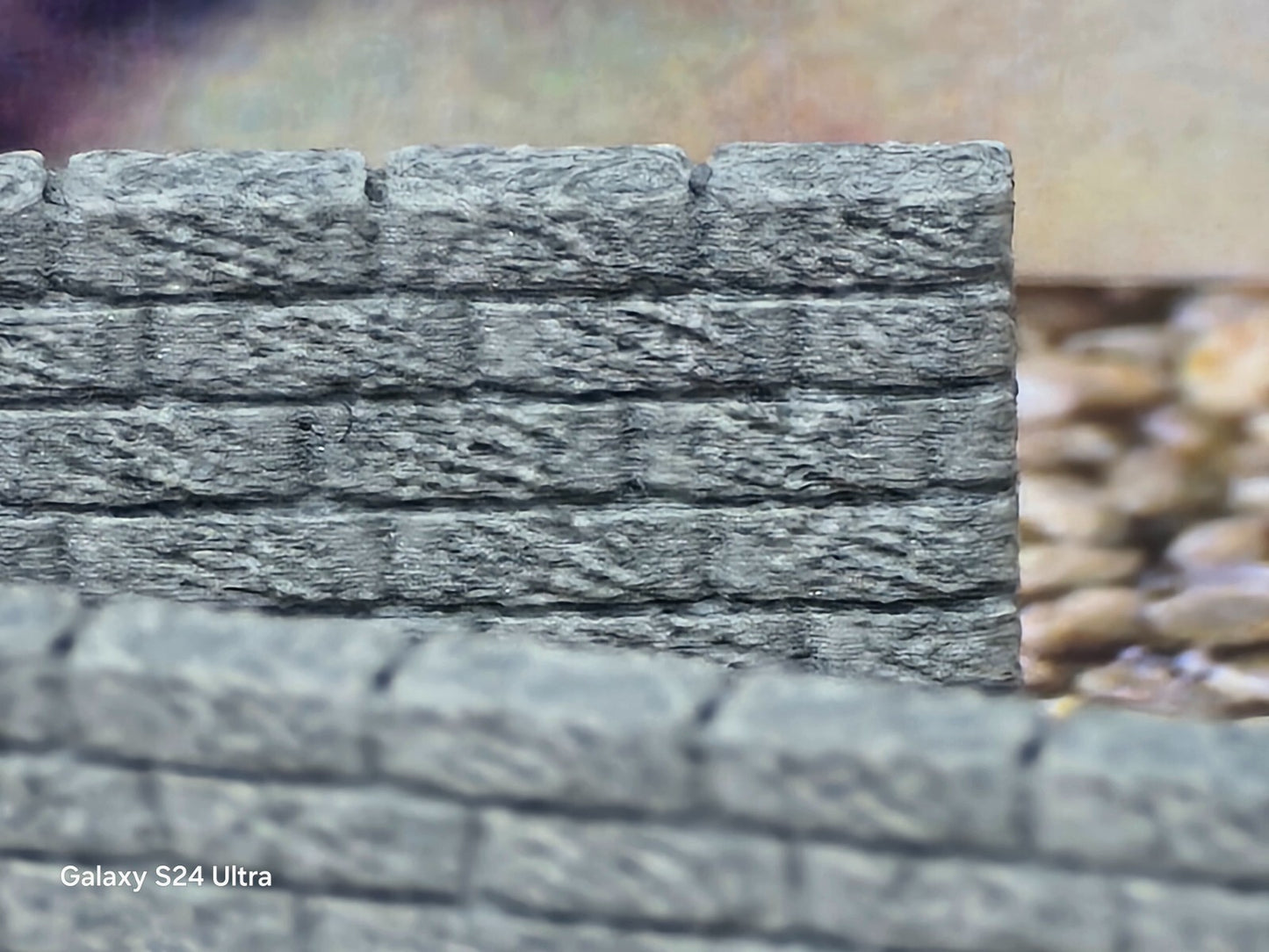 New Grey Stone Walls OO Gauge 1:76 Scale Models Train Railway 6 Pack