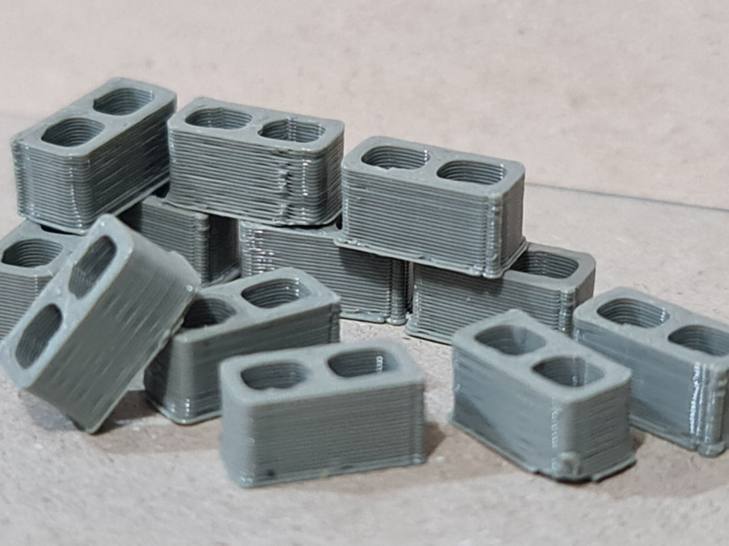 New 12 x Concrete Blocks O Gauge 1:50 Scale Models Train Garden Railway Diorama