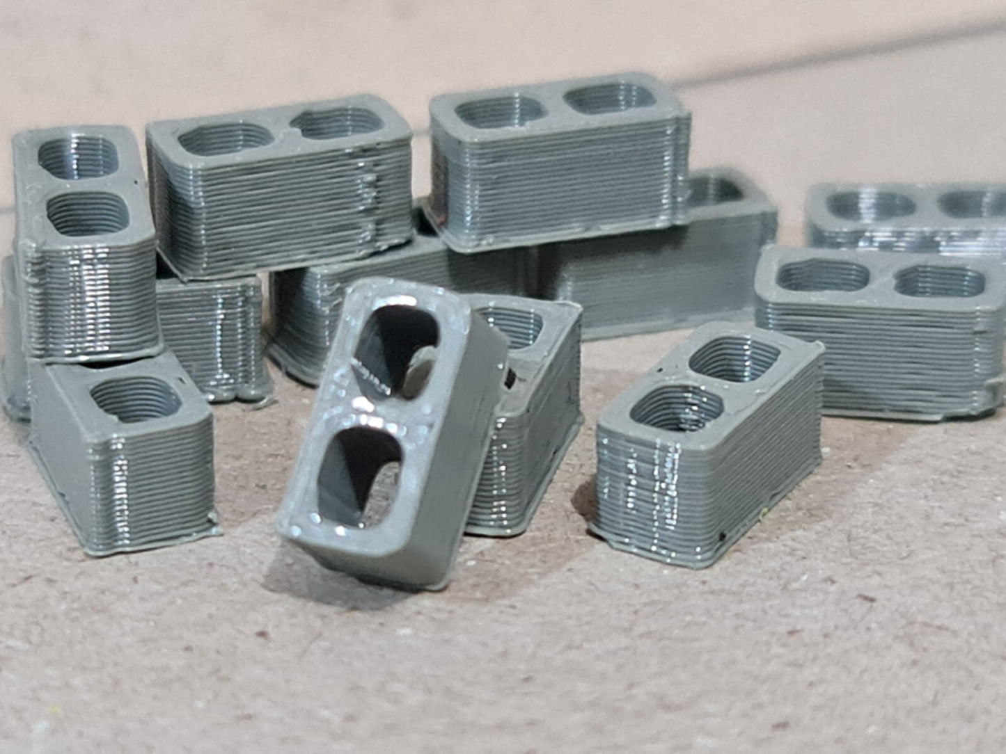 New 12 x Concrete Blocks O Gauge 1:50 Scale Models Train Garden Railway Diorama