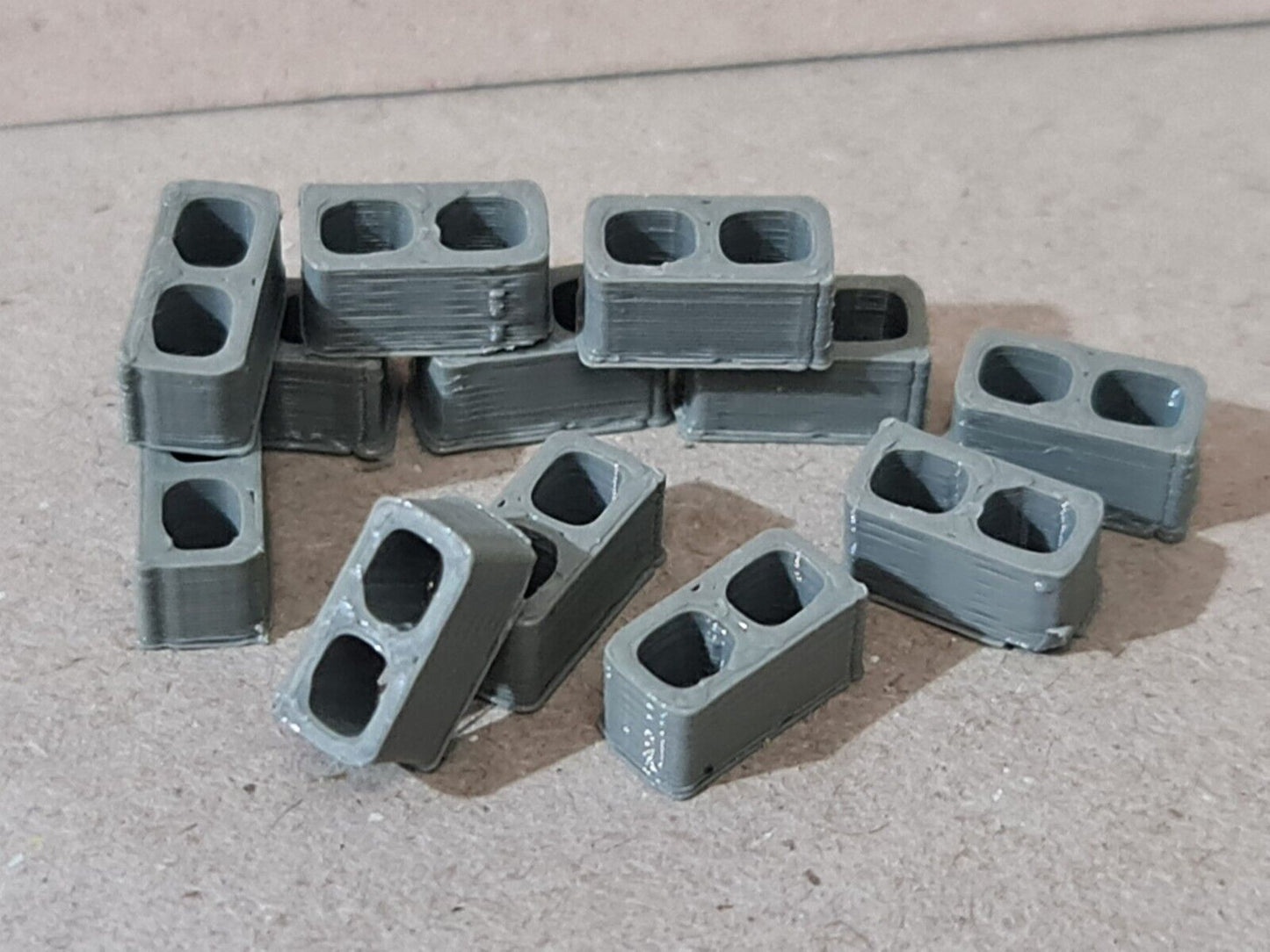 New 12 x Concrete Blocks O Gauge 1:50 Scale Models Train Garden Railway Diorama