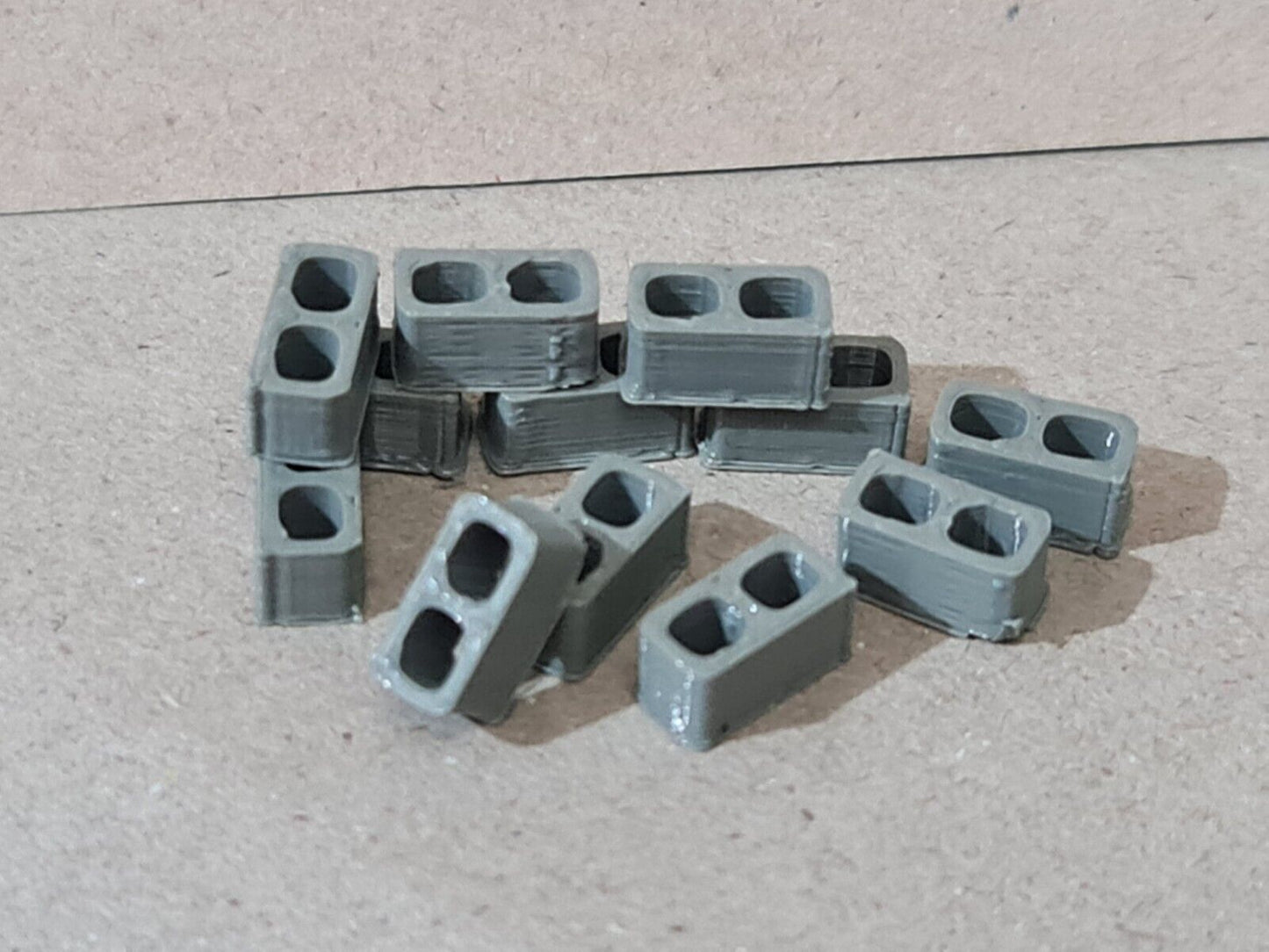New 12 x Concrete Blocks O Gauge 1:50 Scale Models Train Garden Railway Diorama