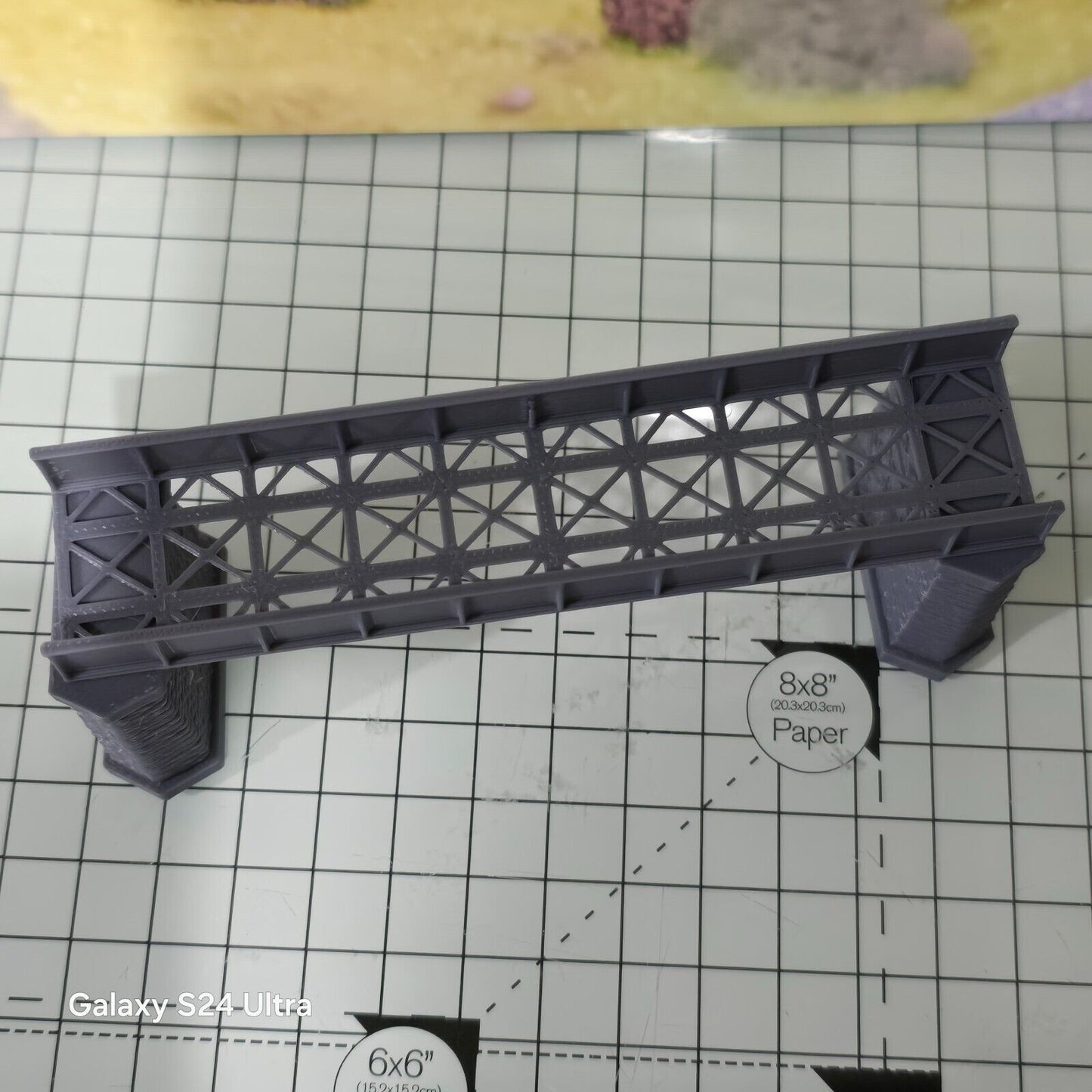 Z Gauge Single Track Iron Girder Bridge Model Railway Train Layout 1:220 Scale