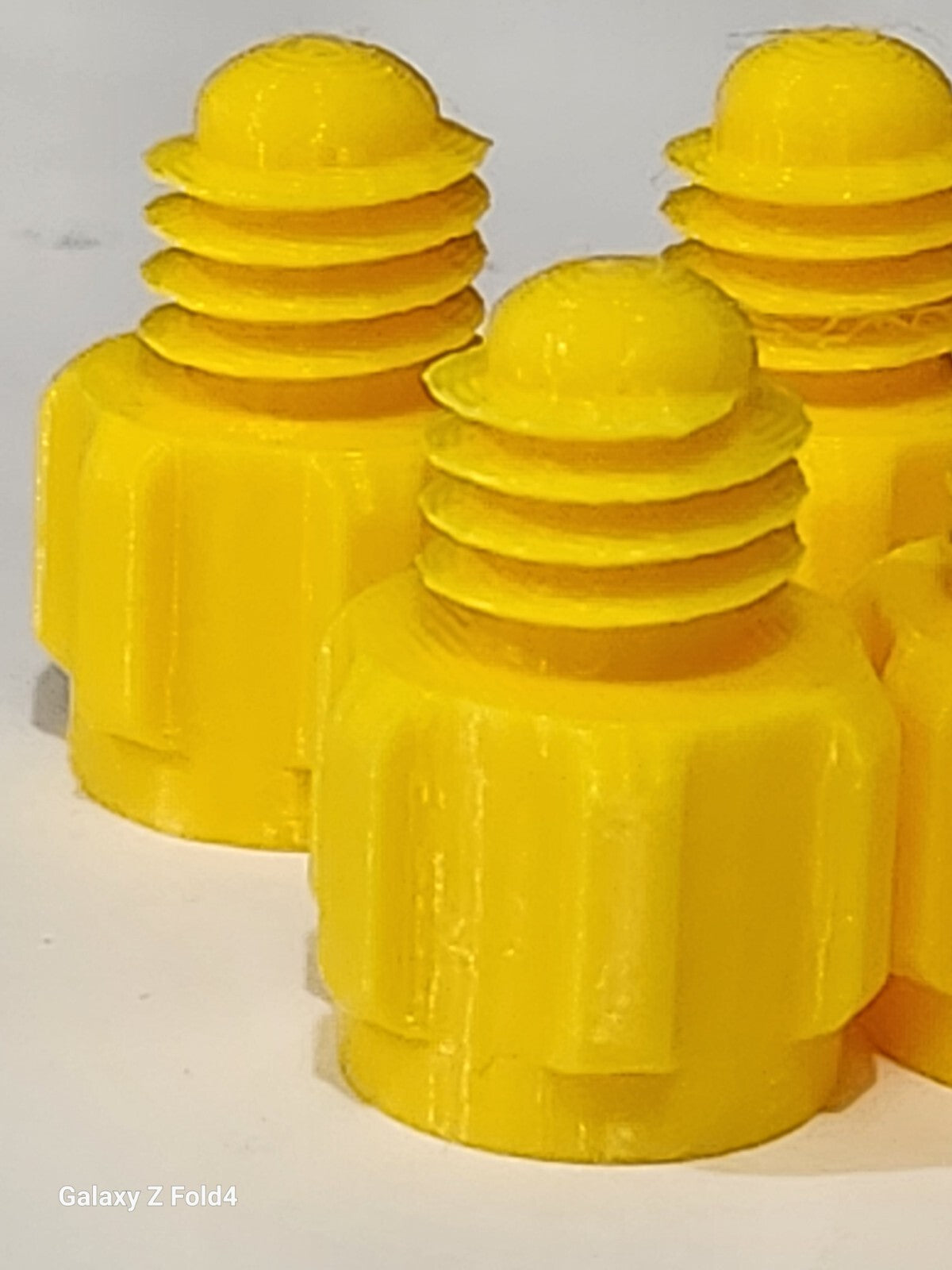 Pack of 6 Yellow Silicone Sealer Sealant Mastik Tube Nozzle Screw Cap Tops