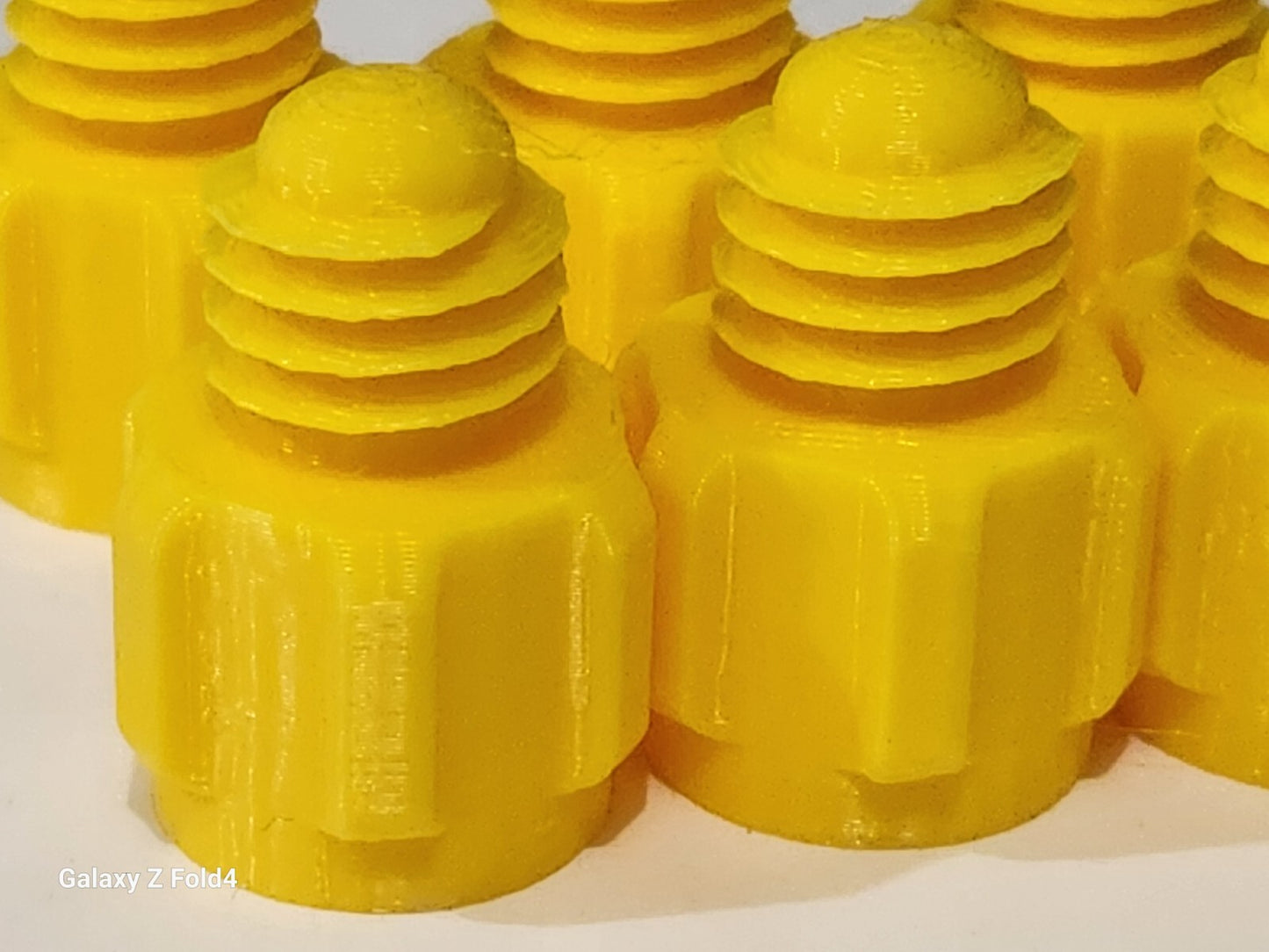 Pack of 6 Yellow Silicone Sealer Sealant Mastik Tube Nozzle Screw Cap Tops