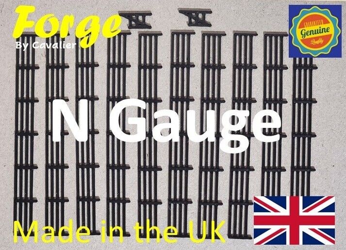 Fencing Railings N Gauge 50 Pack of Mixed Colour 1:148 Scale Model Train Railway
