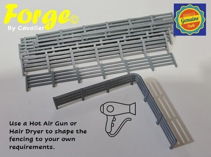 Fencing Railings N Gauge 50 Pack of Mixed Colour 1:148 Scale Model Train Railway