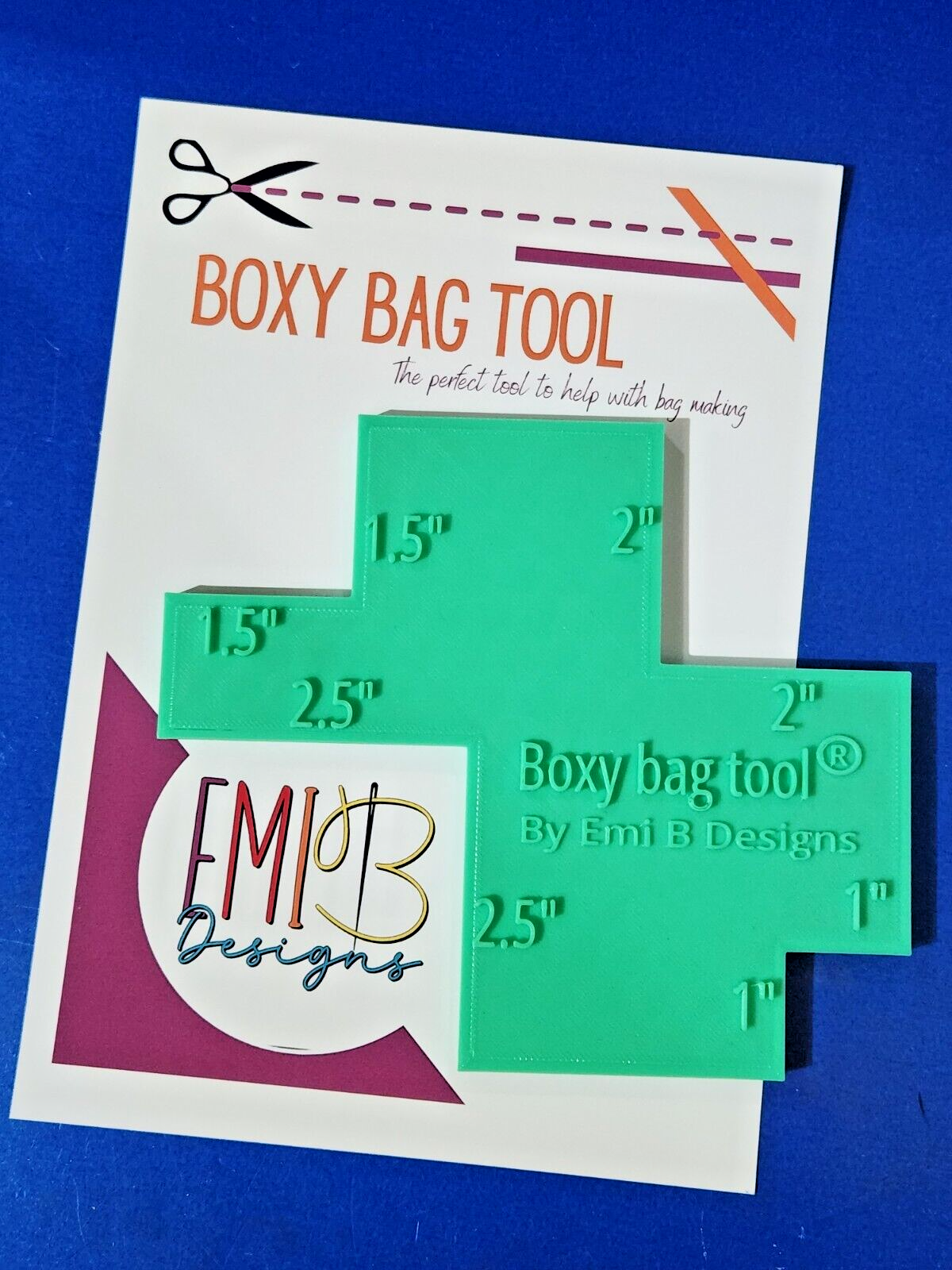 Sewing Tool Boxy Bag Making Tool Kits Ruler Fabric Emi B Designs