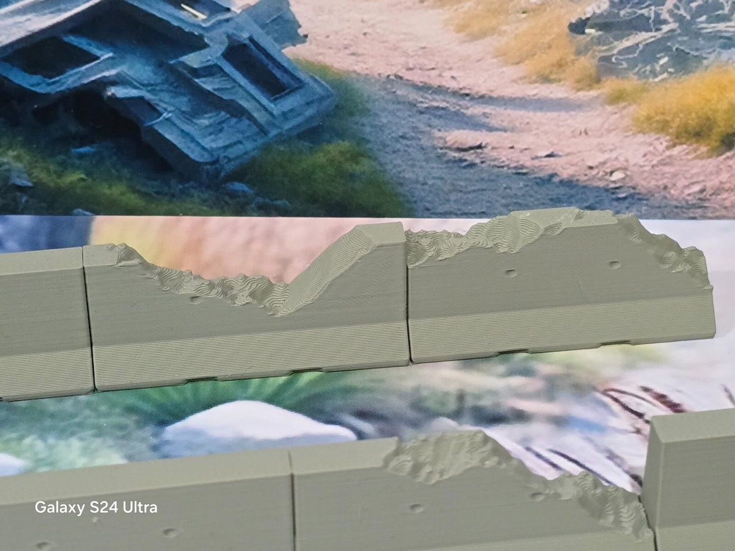 Wargaming Concrete Jersey Barriers 28mm War Gaming Tabletop Games