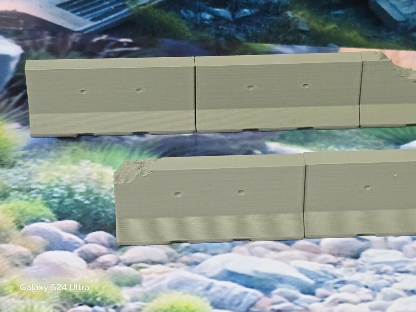 Wargaming Concrete Jersey Barriers 28mm War Gaming Tabletop Games