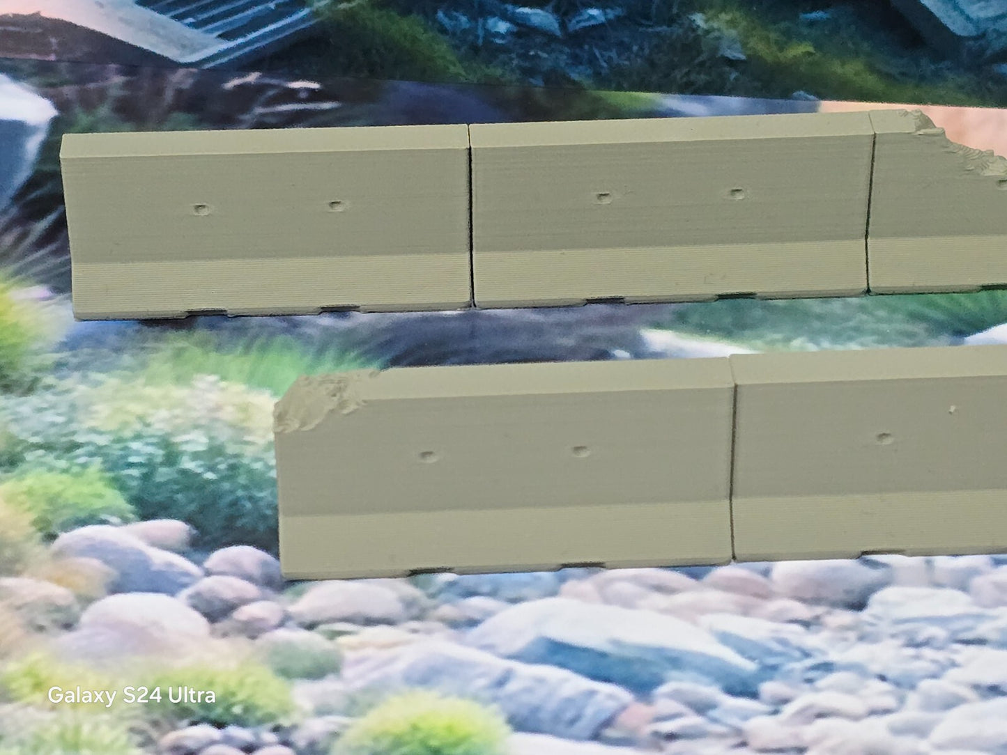 Wargaming Concrete Jersey Barriers 28mm War Gaming Tabletop Games