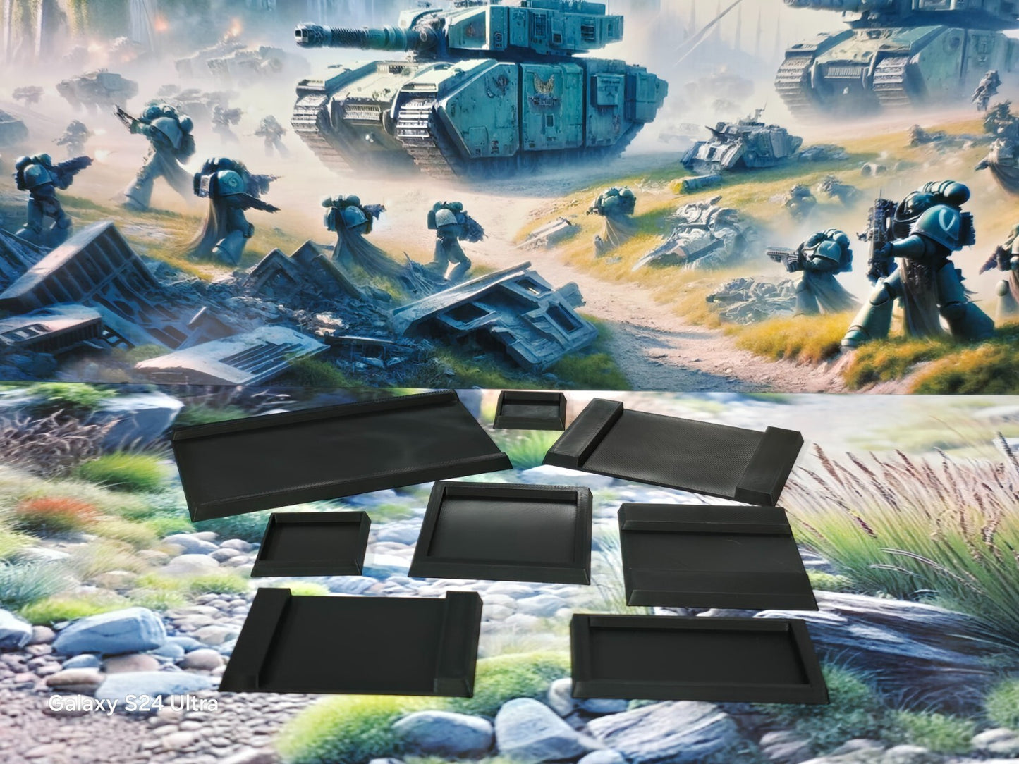 Wargaming Base Adaptors Convertors All Sizes PLA for War Gaming Tabletop Games