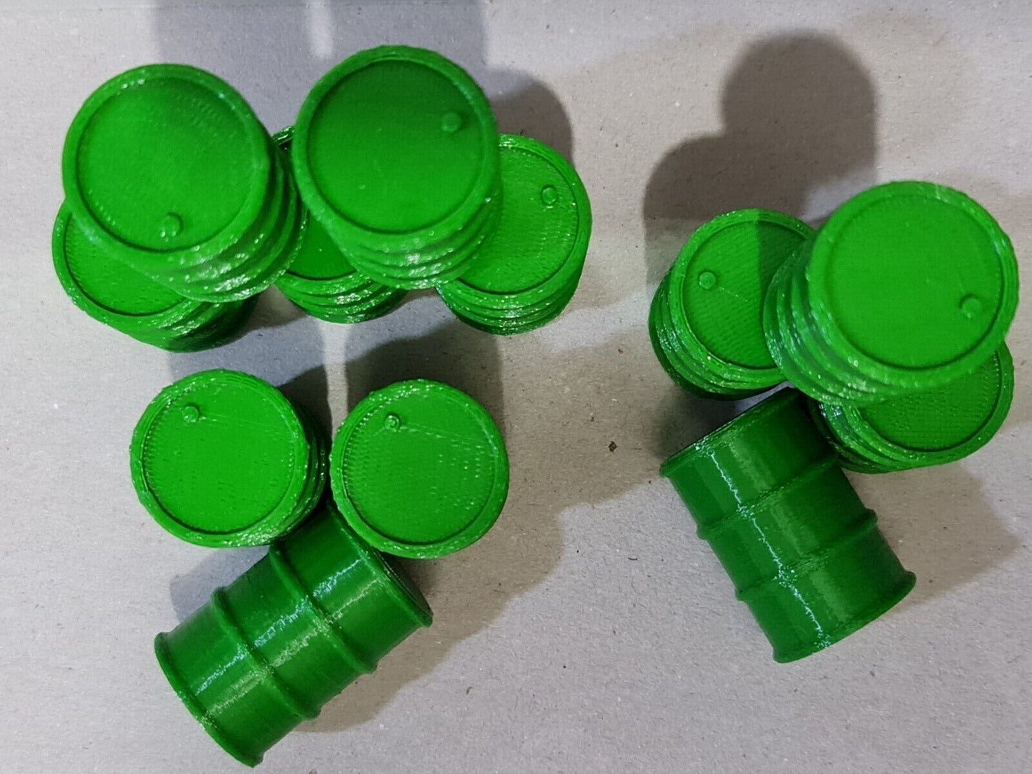 200L Oil Drums Barrels 12pcs 1:24 scale Diorama G Gauge Garden Railway Train