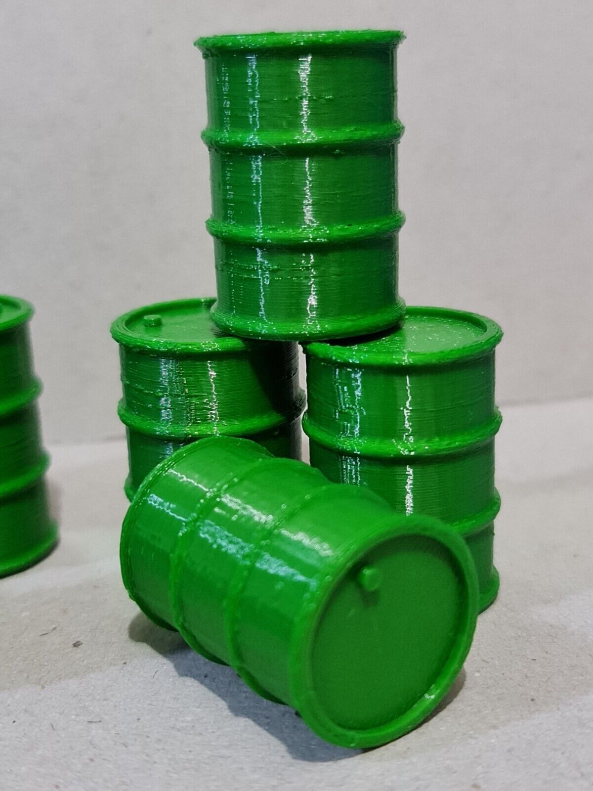 200L Oil Drums Barrels 12pcs 1:24 scale Diorama G Gauge Garden Railway Train