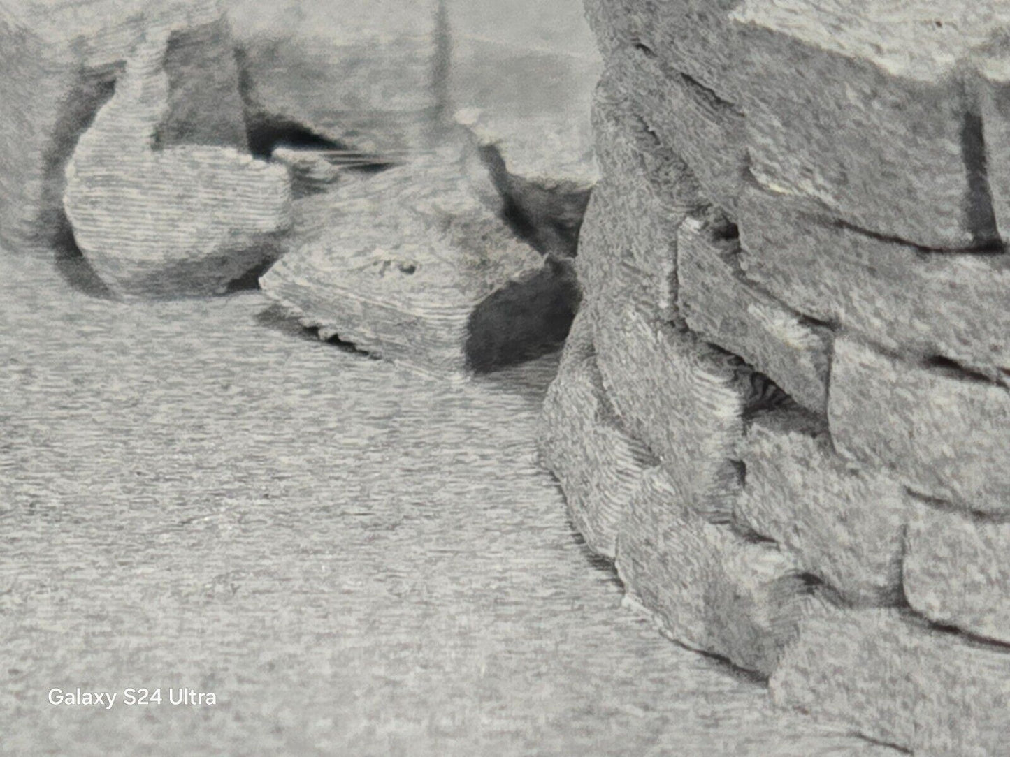 N Gauge 1:148 Scale Model Railway Stone Well on 30mm base Scenery Terrain