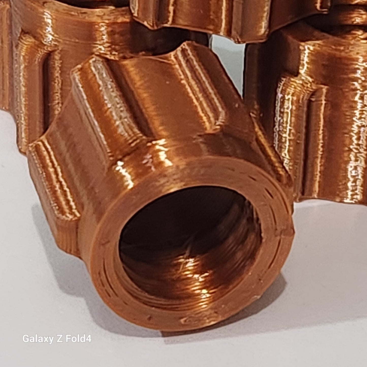 Pack of 6 Copper Silicone Sealer Sealant Mastik Tube Nozzle Screw Cap Tops