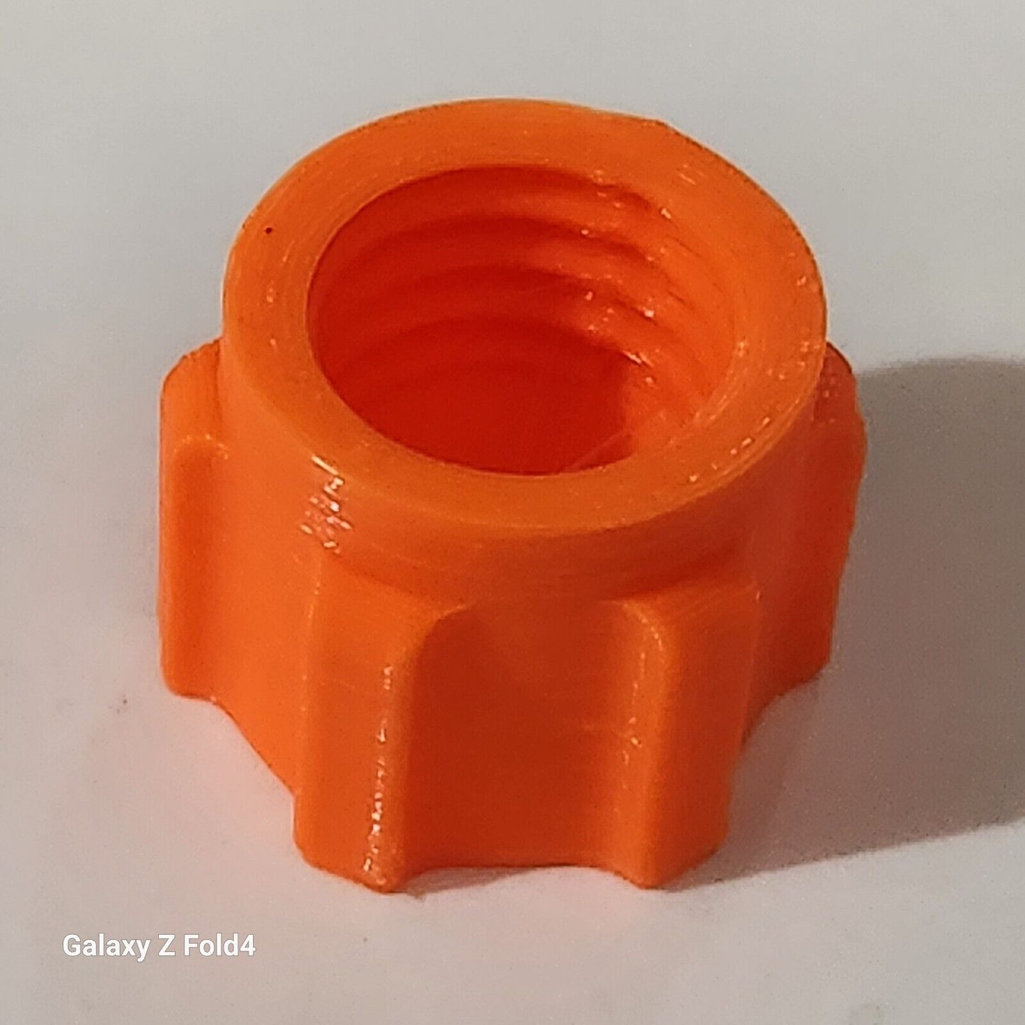 Pack of 6 Orange Silicone Sealer Sealant Mastik Tube Nozzle Screw Cap Tops