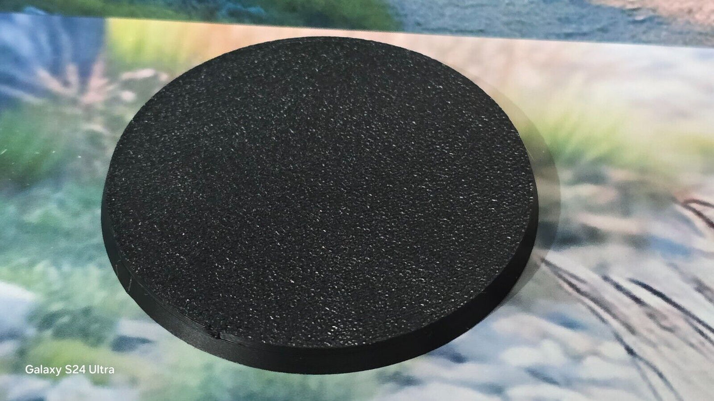 Wargaming Bases 80mm Round Durable Plastic for War Gaming Tabletop Games