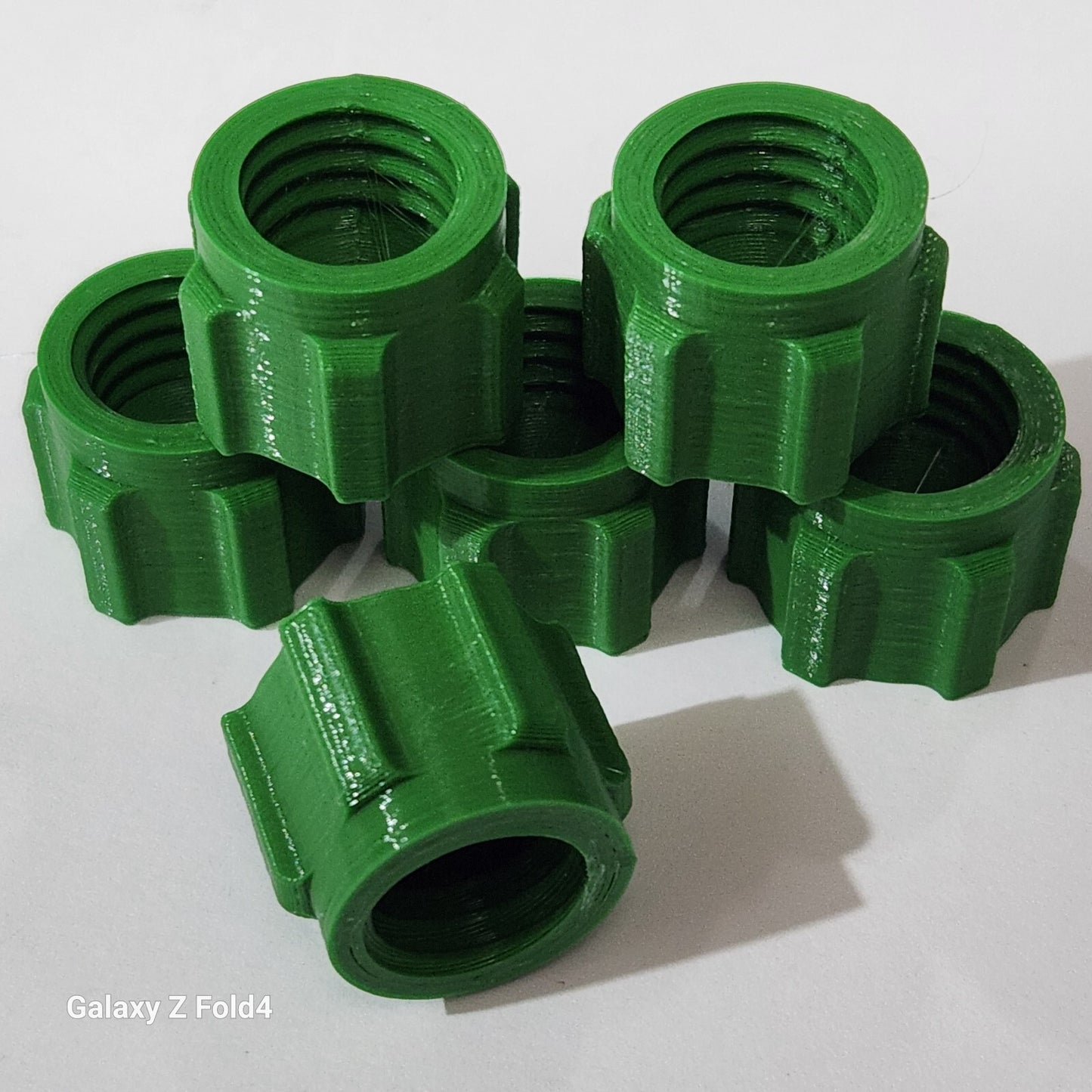 Pack of 6 Green Silicone Sealer Sealant Mastik Tube Nozzle Screw Cap Tops