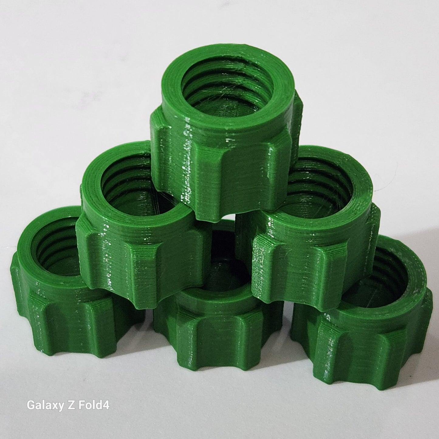 Pack of 6 Green Silicone Sealer Sealant Mastik Tube Nozzle Screw Cap Tops