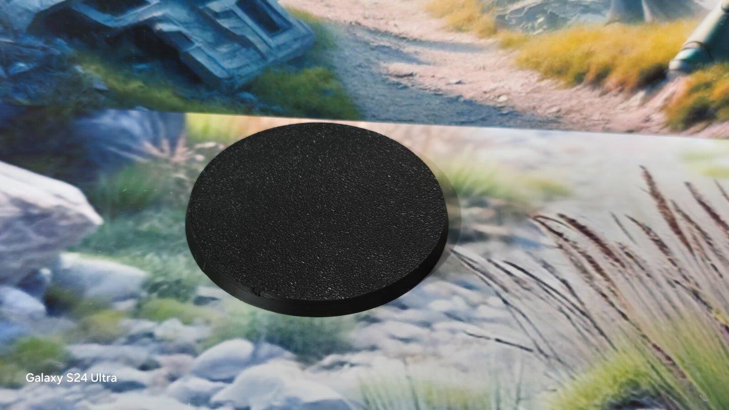 Wargaming Bases 60mm Round Durable Plastic for War Gaming Tabletop Games