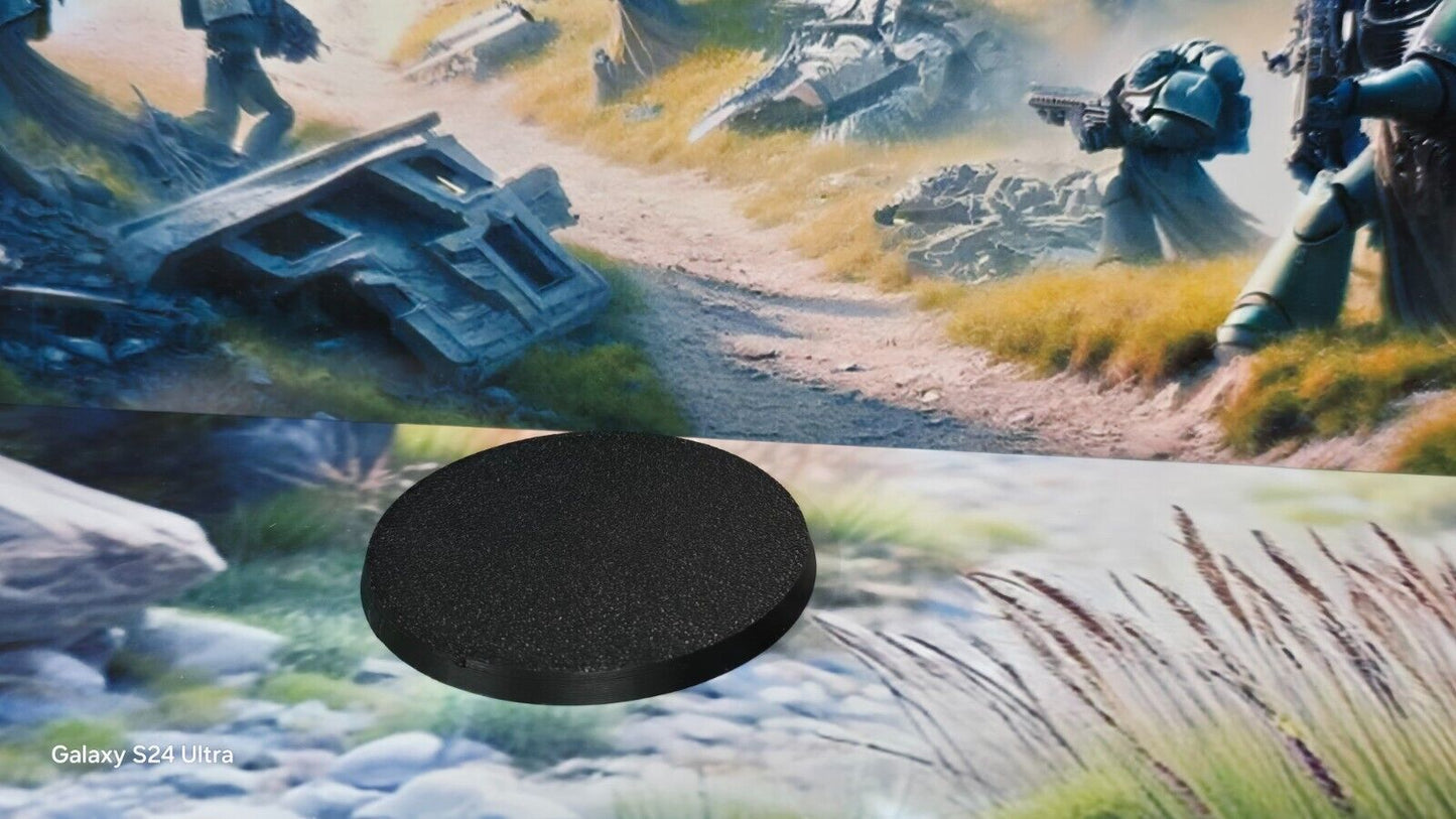 Wargaming Bases 60mm Round Durable Plastic for War Gaming Tabletop Games
