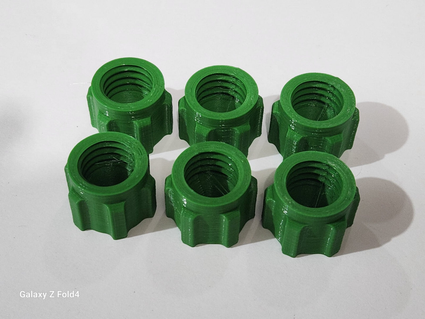 Pack of 6 Green Silicone Sealer Sealant Mastik Tube Nozzle Screw Cap Tops