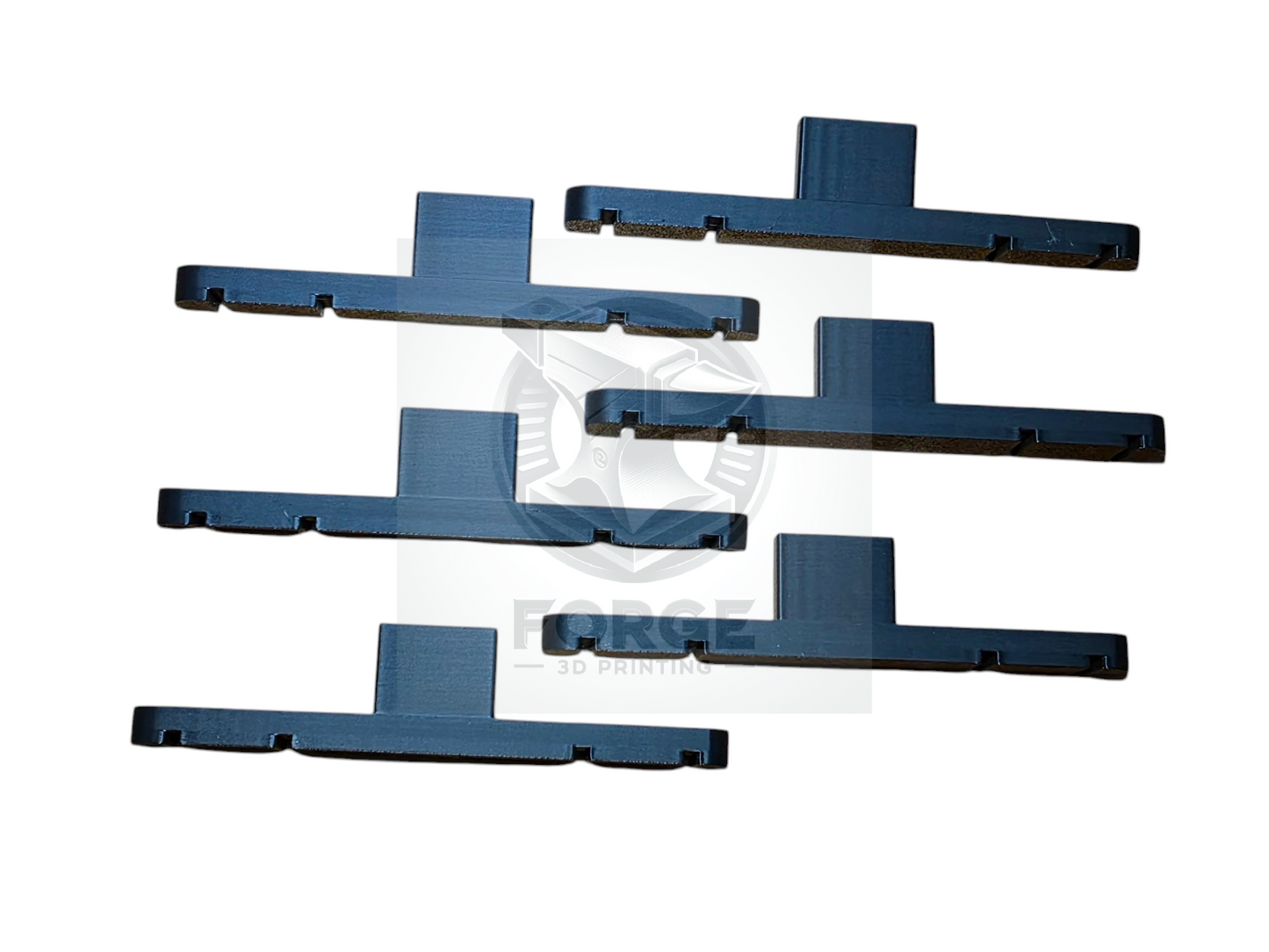 Parallel Track Tools Model Railway Train New 6 Pack Black 67mm OO/HO Gauge