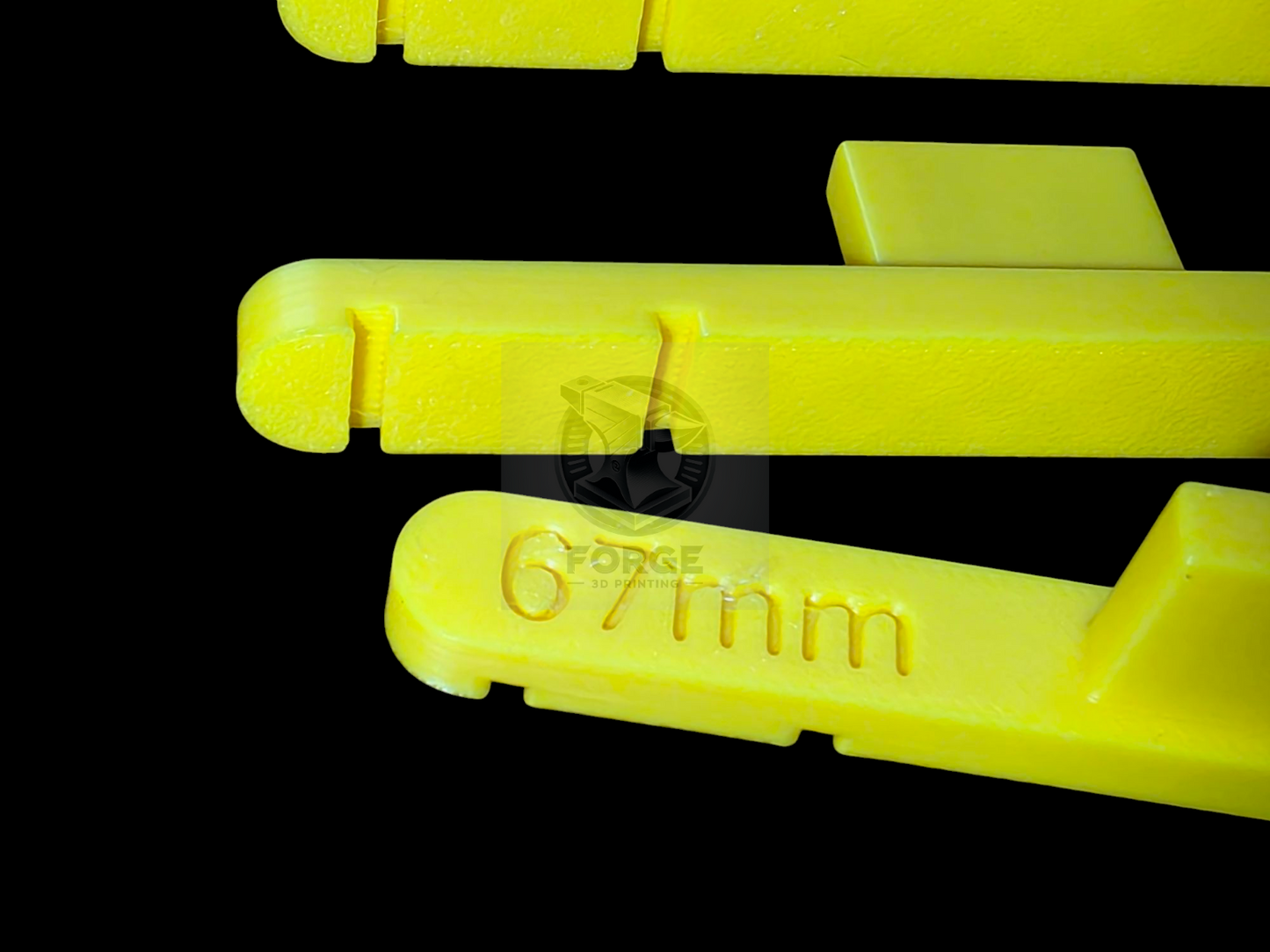 Parallel Track Tools Model Railway Train New 6 Pack Yellow 67mm OO/HO Gauge