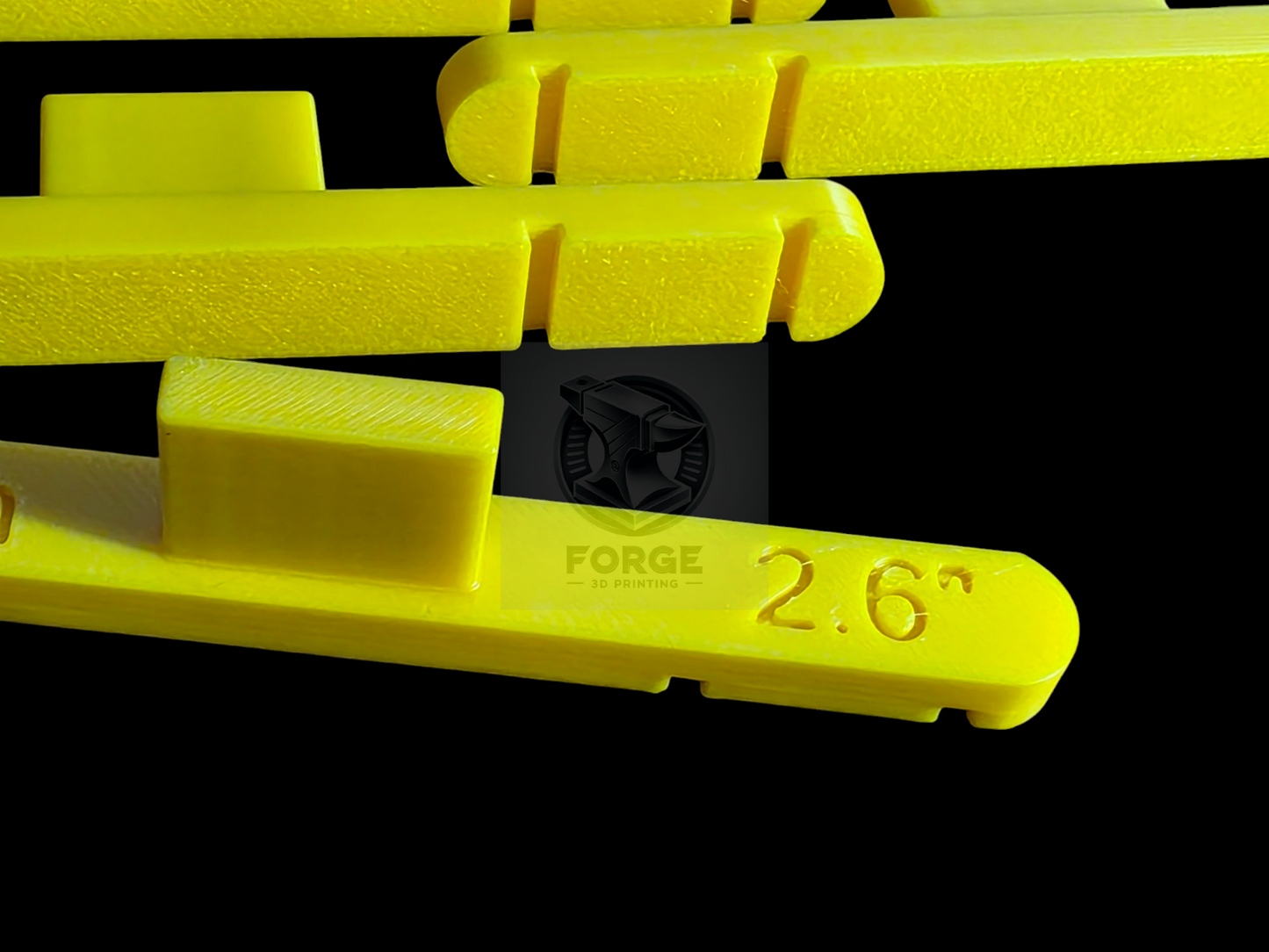 Parallel Track Tools Model Railway Train New 6 Pack Yellow 67mm OO/HO Gauge