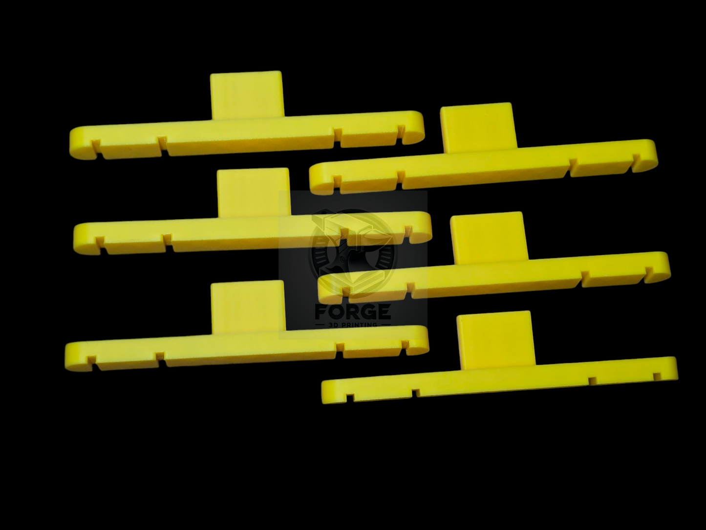 Parallel Track Tools Model Railway Train New 6 Pack Yellow 67mm OO/HO Gauge
