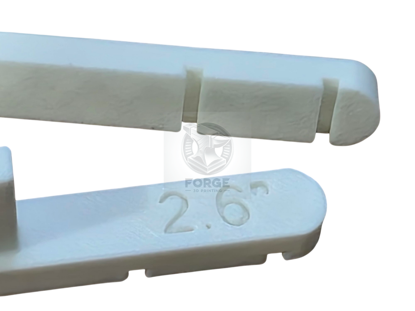 Parallel Track Tools Model Railway Train New 6 Pack White 67mm OO/HO Gauge