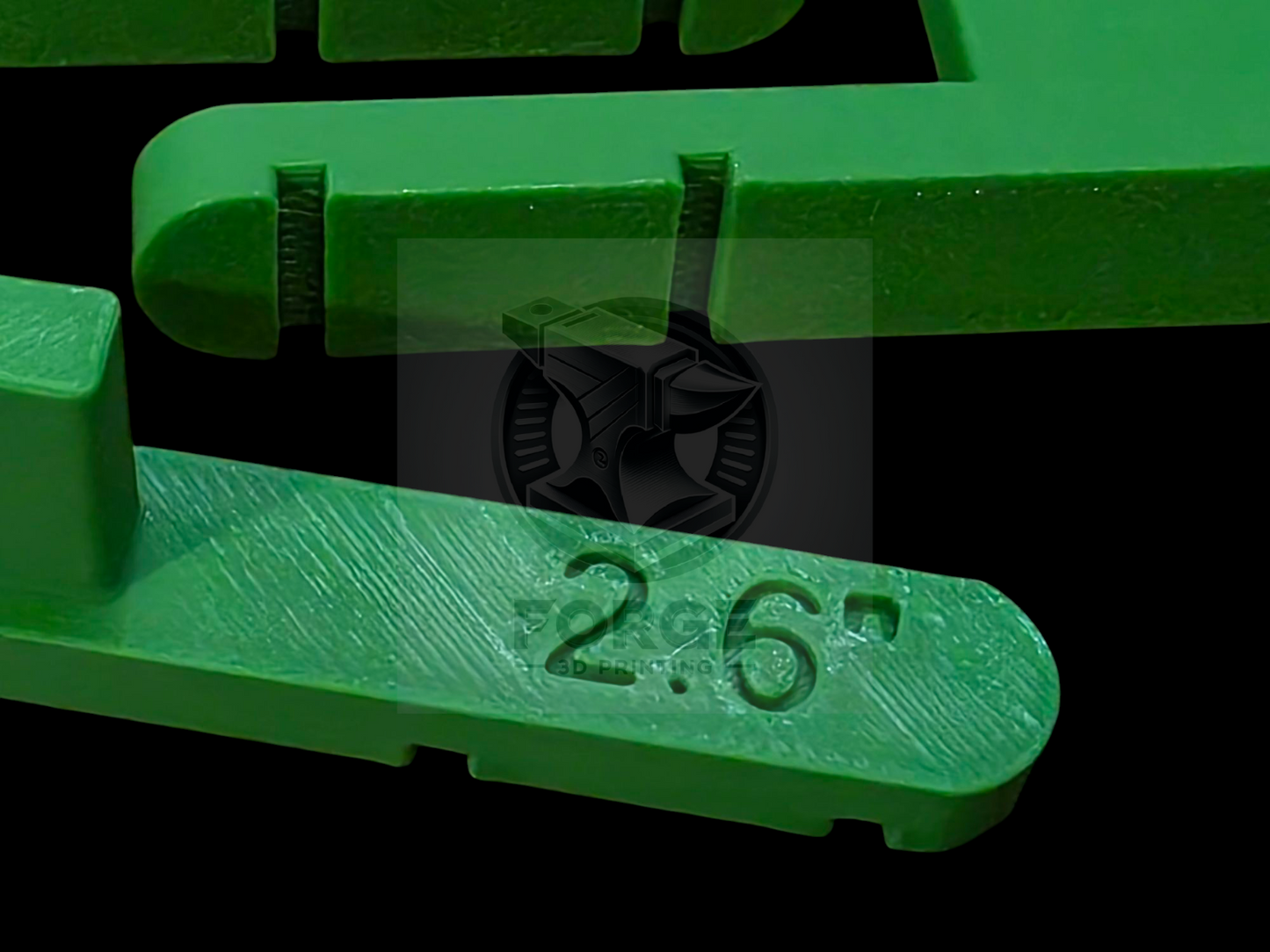 Parallel Track Tools Model Railway Train New 6 Pack Green 67mm OO/HO Gauge