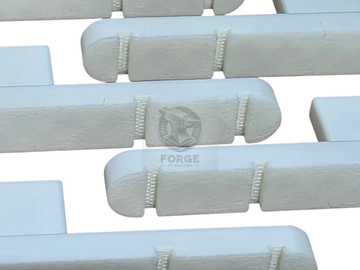 Parallel Track Tools Model Railway Train New 6 Pack White 67mm OO/HO Gauge